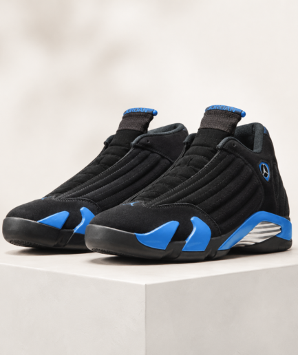 Jordan Black & Blue Retro Sneakers