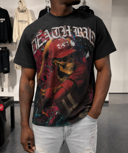 Death Row Reaper Graphic Streetwear Tee